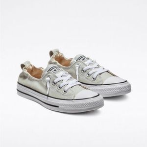 Converse Women's Chuck Taylor All Star Shoreline Linen Slip on Sneaker